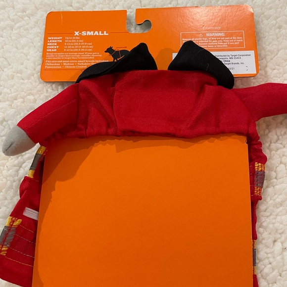 🆕 FireFighter 👨🚒 Halloween Pet 2 Piece Costume - Picture 4 of 10